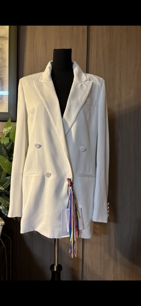 MSGM white jacket 