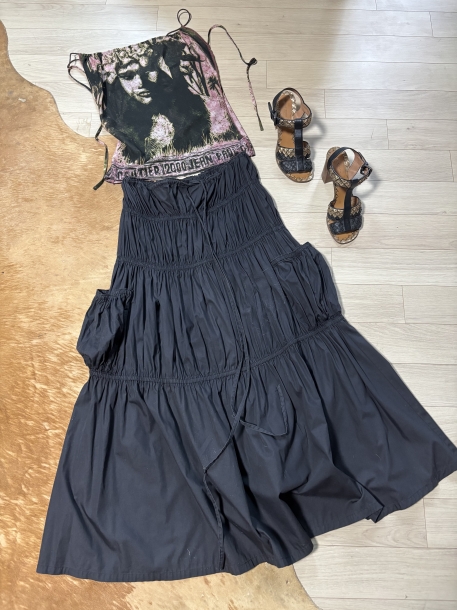 Jean Paul gautier black skirt 