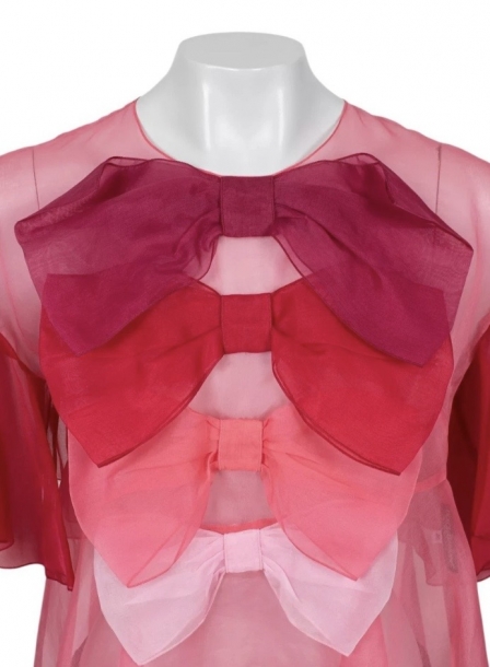 Dolce &gabbana silk massive ribbon top