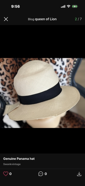 Summer straw hat 