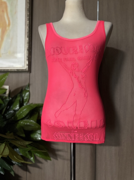 Jean Paul gautier mesh running top