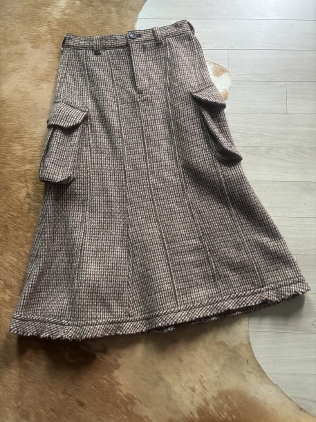 Comme des garçons wool skirt 