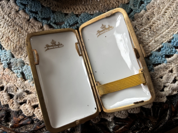 ‘70? antique rosanthal  selb cigarettes case 