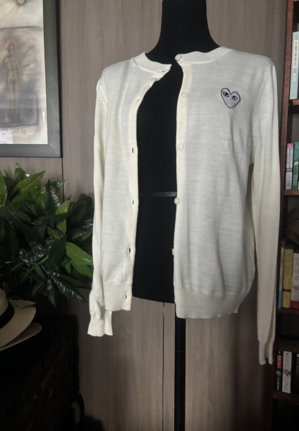 Garçon ivory cardigan 