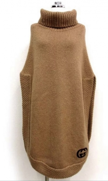 Gucci turtle neck poncho
