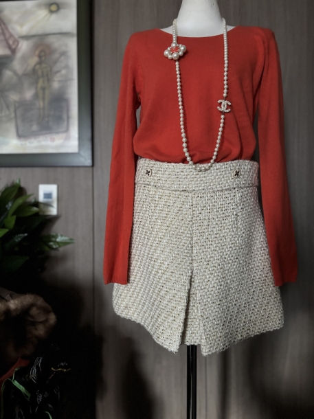 Gucci tweed mini skirt