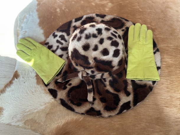 Leopard woman’s hat 